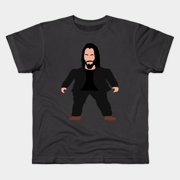 Breathtaking Keanu Kids T-Shirt by HIMMLAM